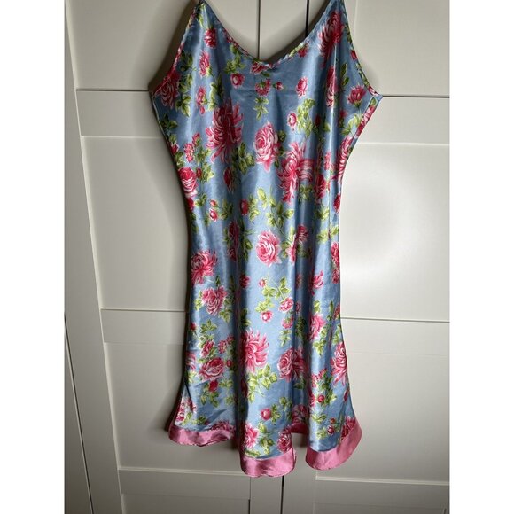 Victoria’s Secret Baby Doll L Mini Slip Dress Nightie Floral Feminine Fairy Y2K - Picture 5 of 13